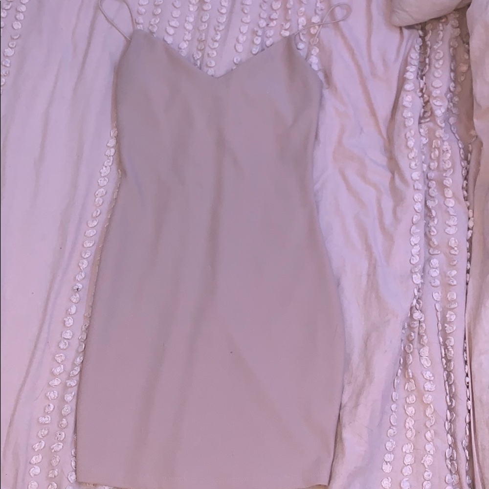 Skin tight pink dress